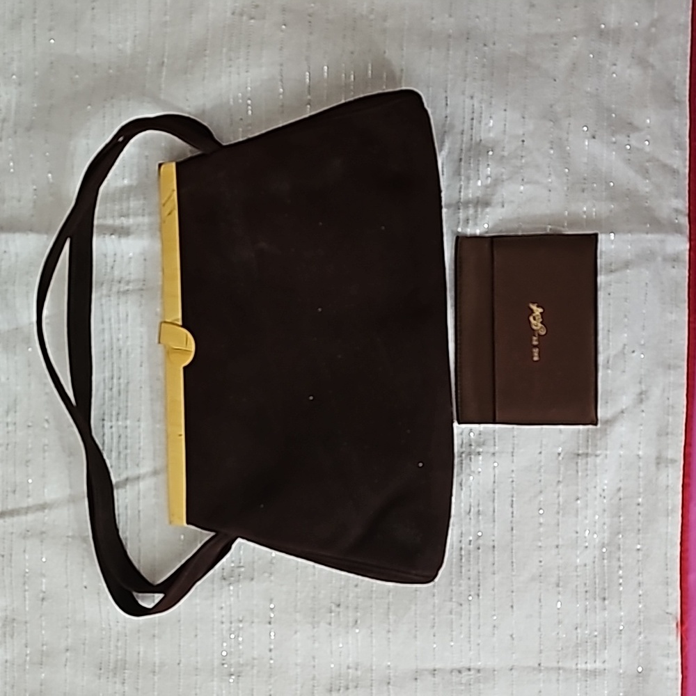Vintage suede bag